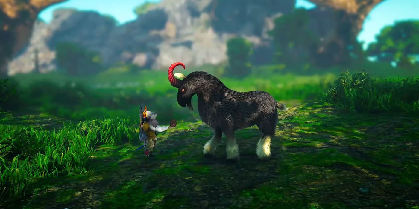 Biomutant - Interacting With The Gnoat After Fighting Off Lupa-Lupin
