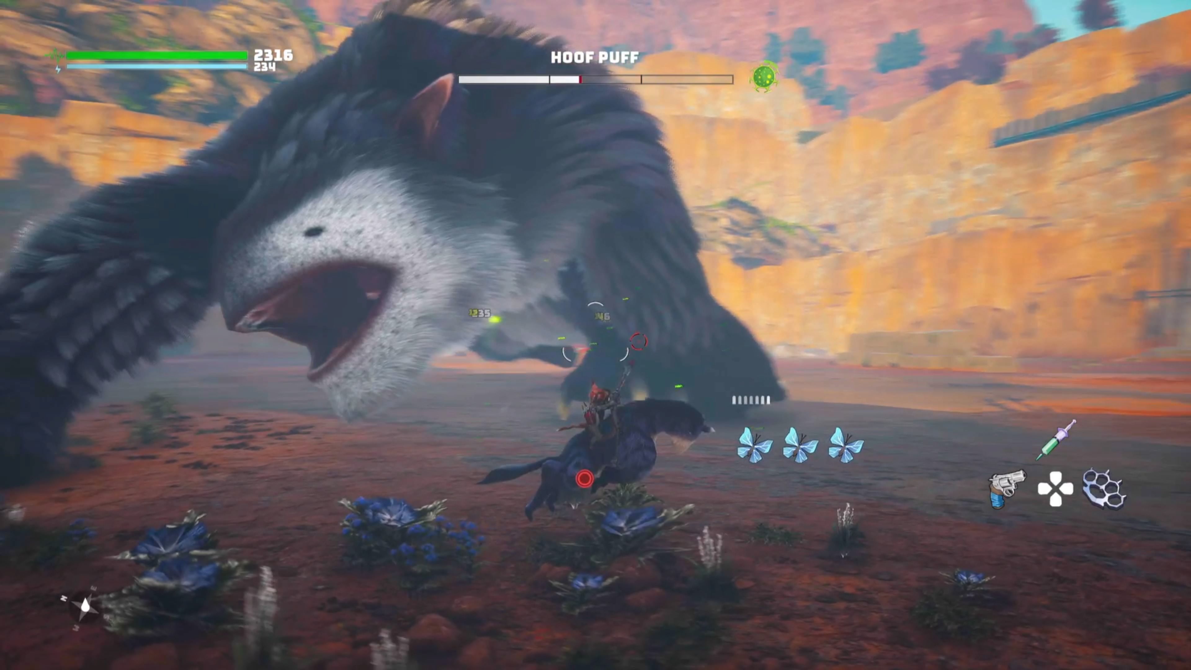 Biomutant Hoof Puff Combat