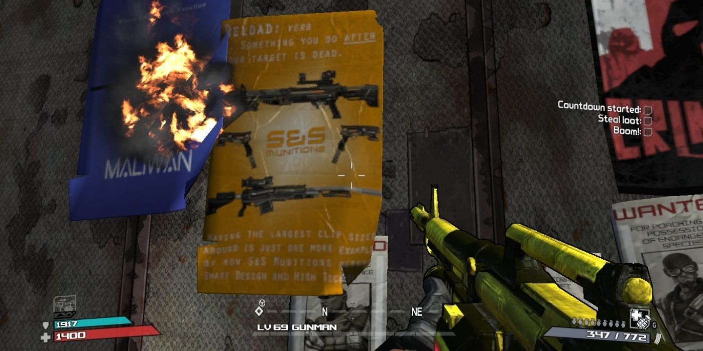 Borderlands S&amp;S Munitions Poster