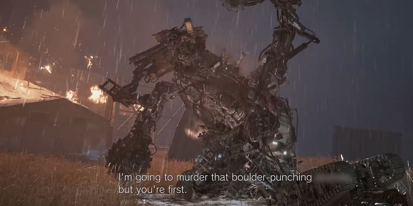 Resident Evil Village: Heisenberg Mentioning Chris' Boulder-Punching Antics