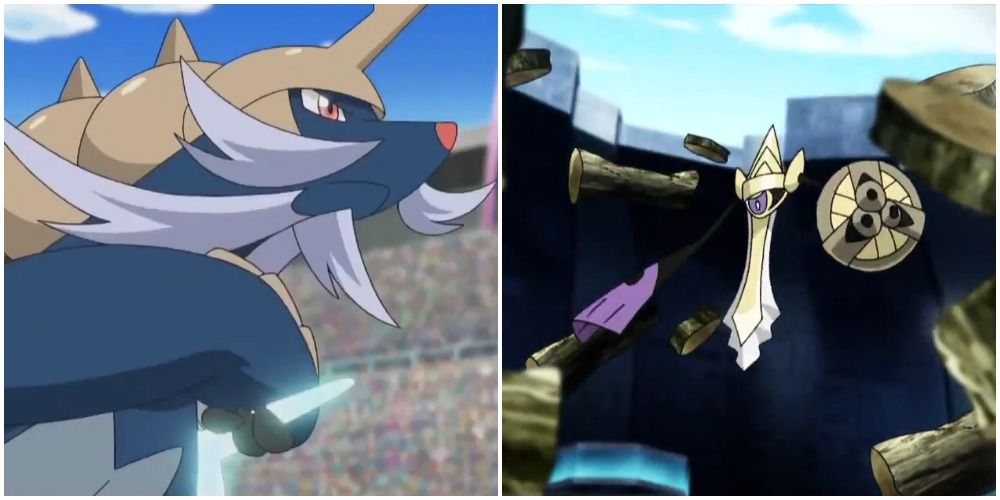 Aegislash Samurott Pokemon Video Game Anime
