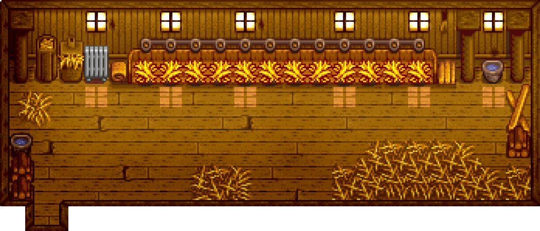inside a deluxe coop in stardew valley