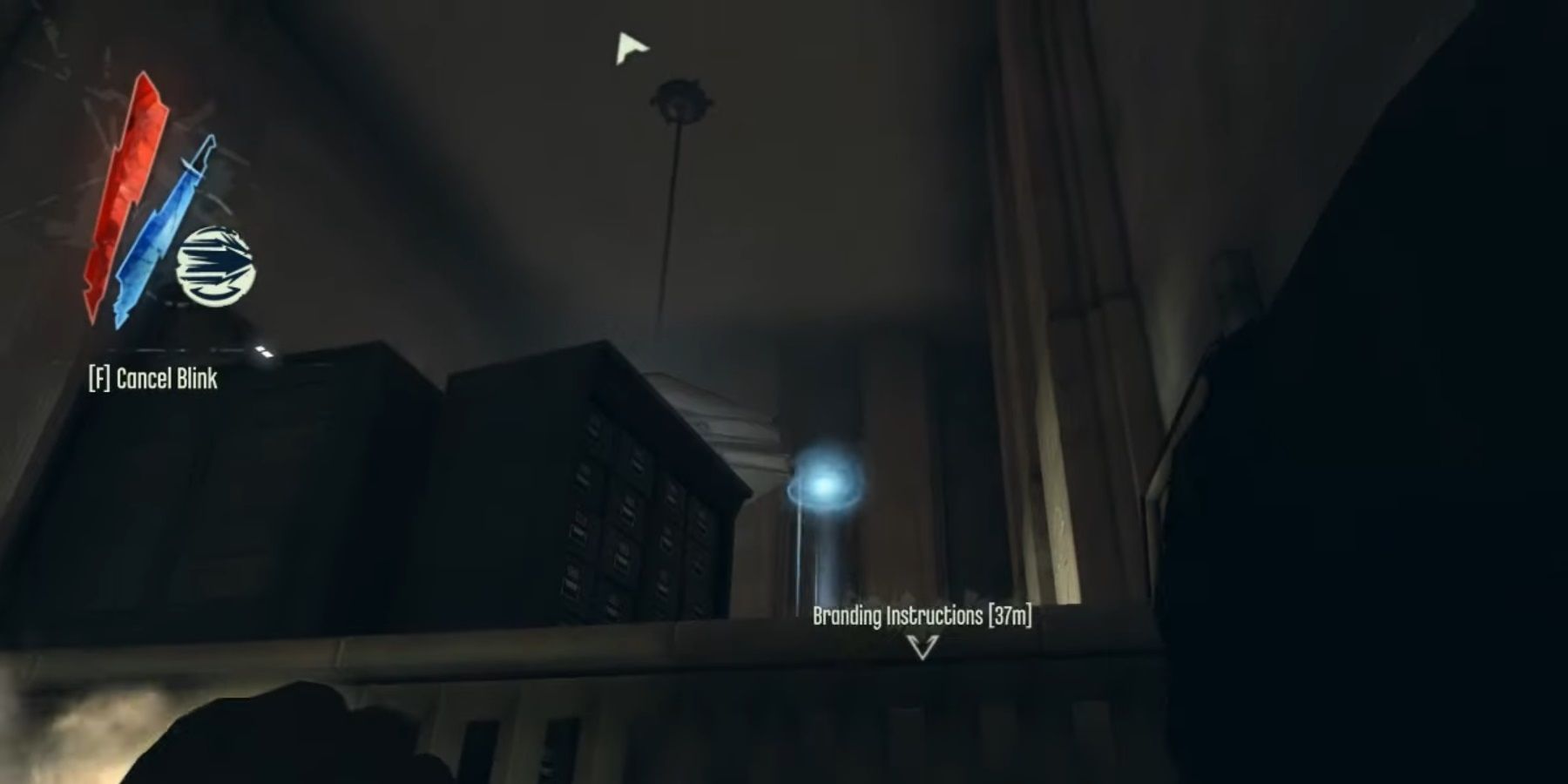 Dishonored - Corvo about to blink