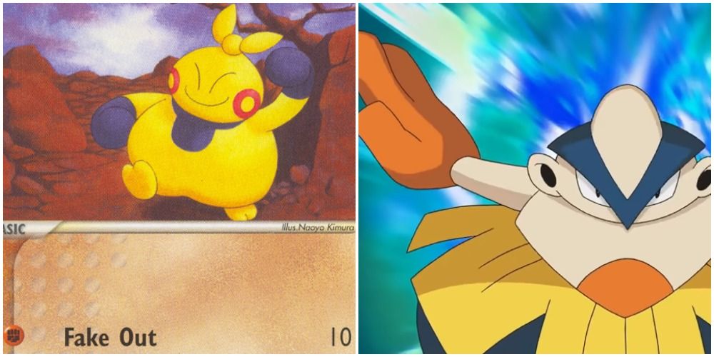 Fake Out Hariyama Makuhita Pokemon Video Game Anime Sumo