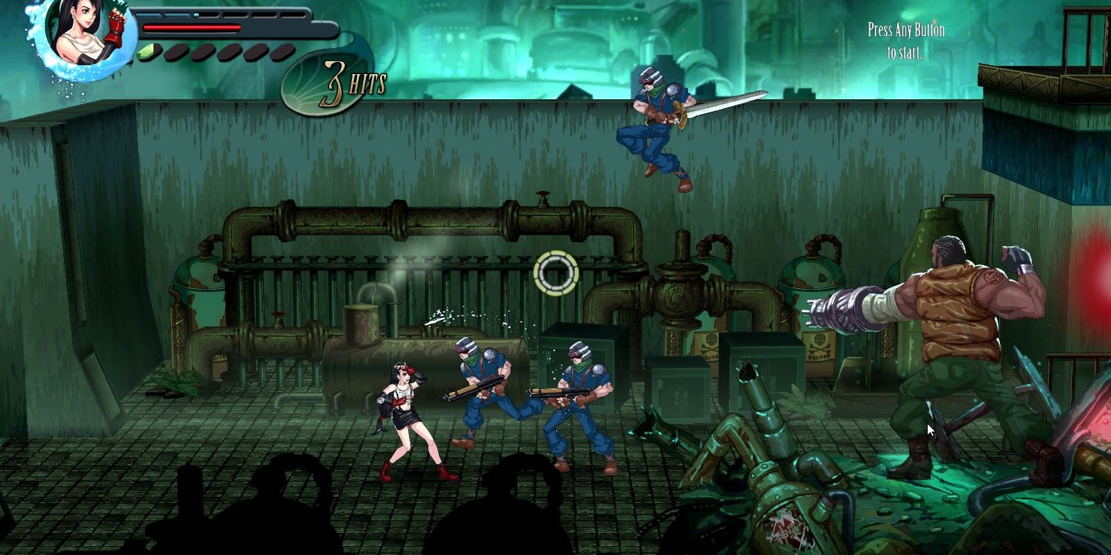 Final Fantasy VII Re-Imagined 2D Brawler