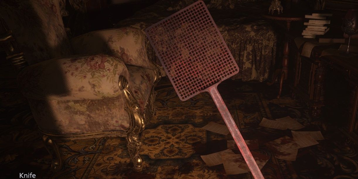 Resident Evil Village Fly Swatter weapon mod