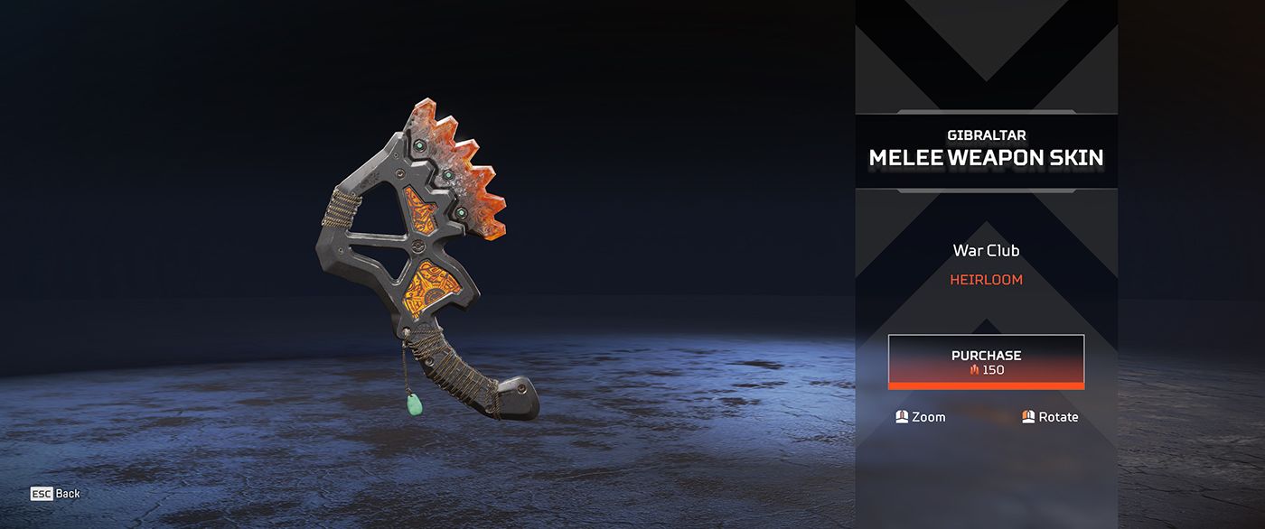 Gibraltar Melee Weapon Skin