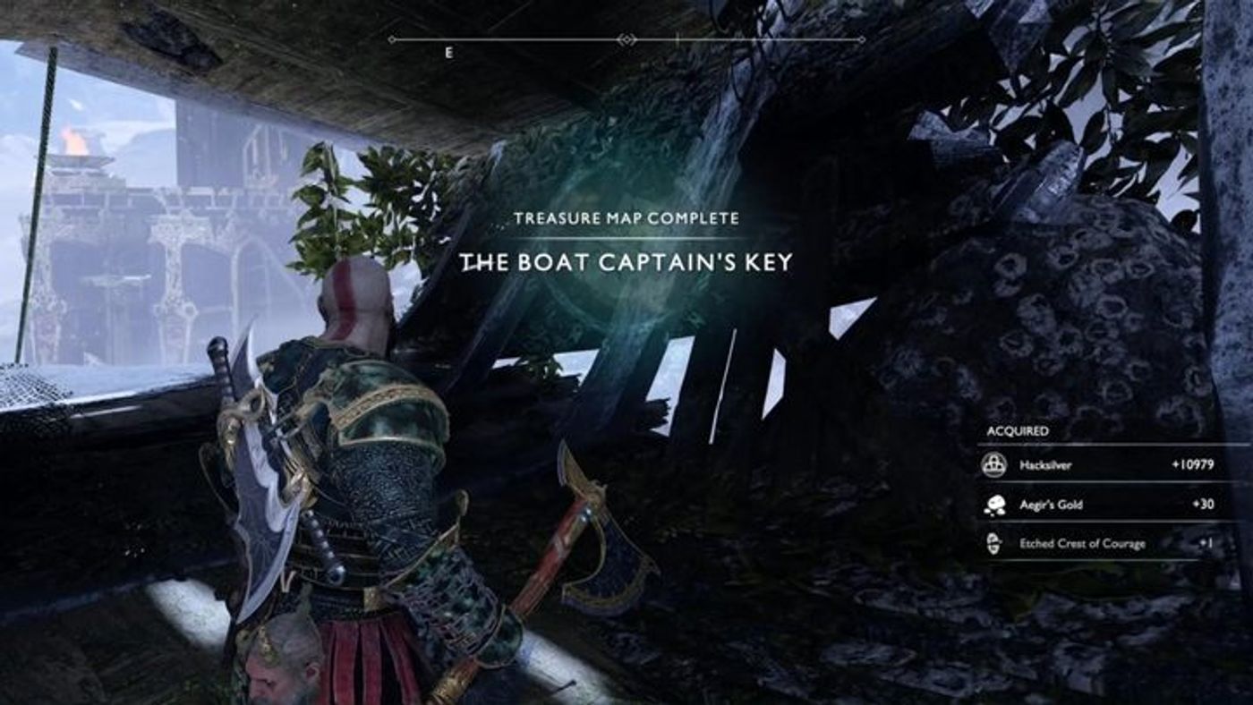 Kratos and the boat captains key