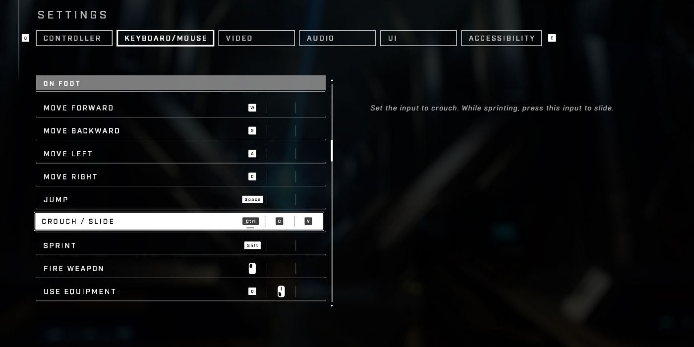 Halo Infinite's setting menu work in progress