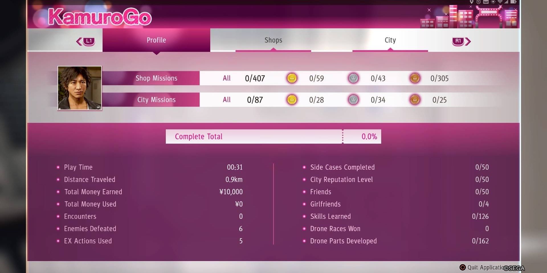 Judgement KamuroGo App Missions