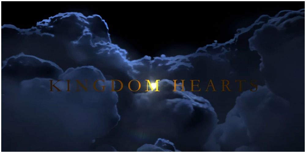 Kingdom Hearts 1 opening title screen