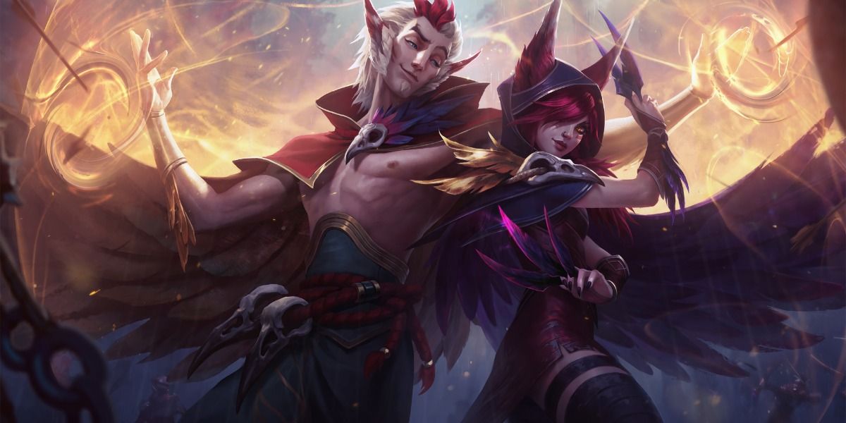 Xayah and Rakan together in League of Legends