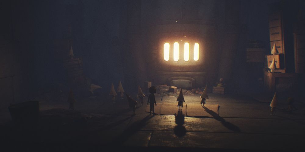 little nightmares hideaway dlc boy in front of furnace with nomes