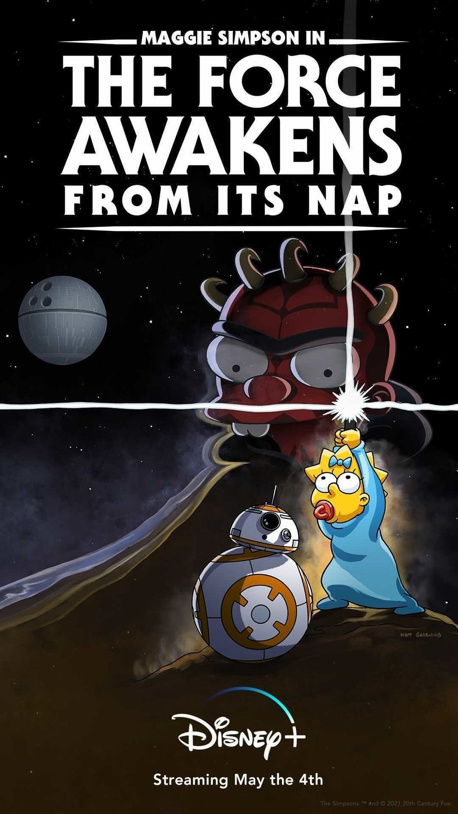 Maggie Simpson in ‘The Force Awakens From Its Nap’ full poster