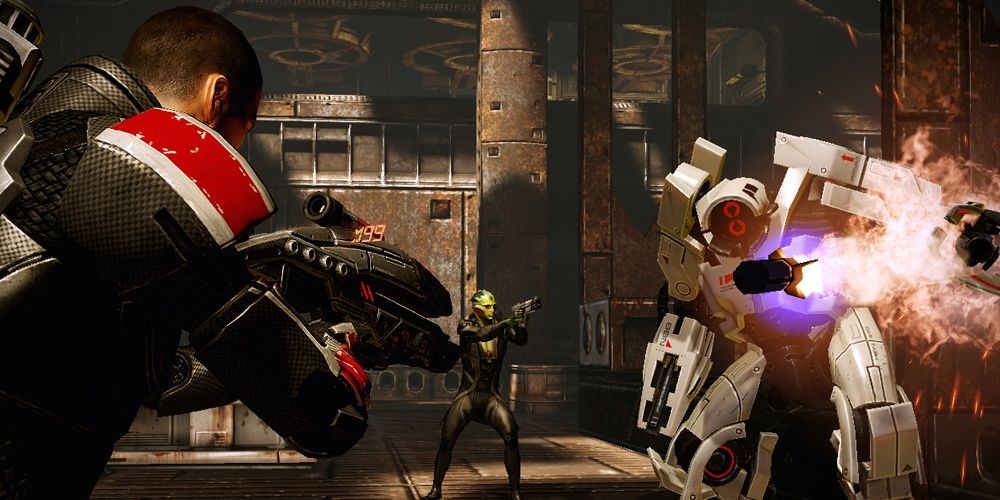 Mass Effect 2 Shepard combat