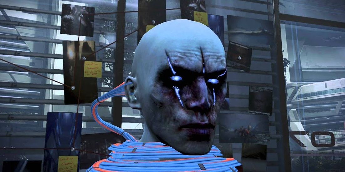 Mass Effect 3 Husk Head on Desk