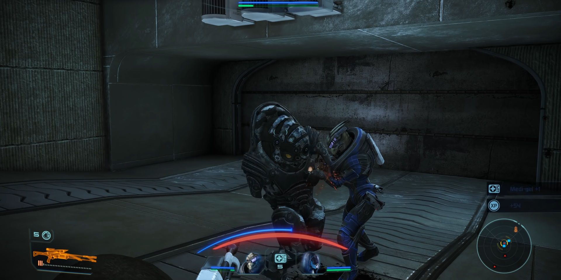 Mass Effect Legendary Edition - Garrus kills a krogan