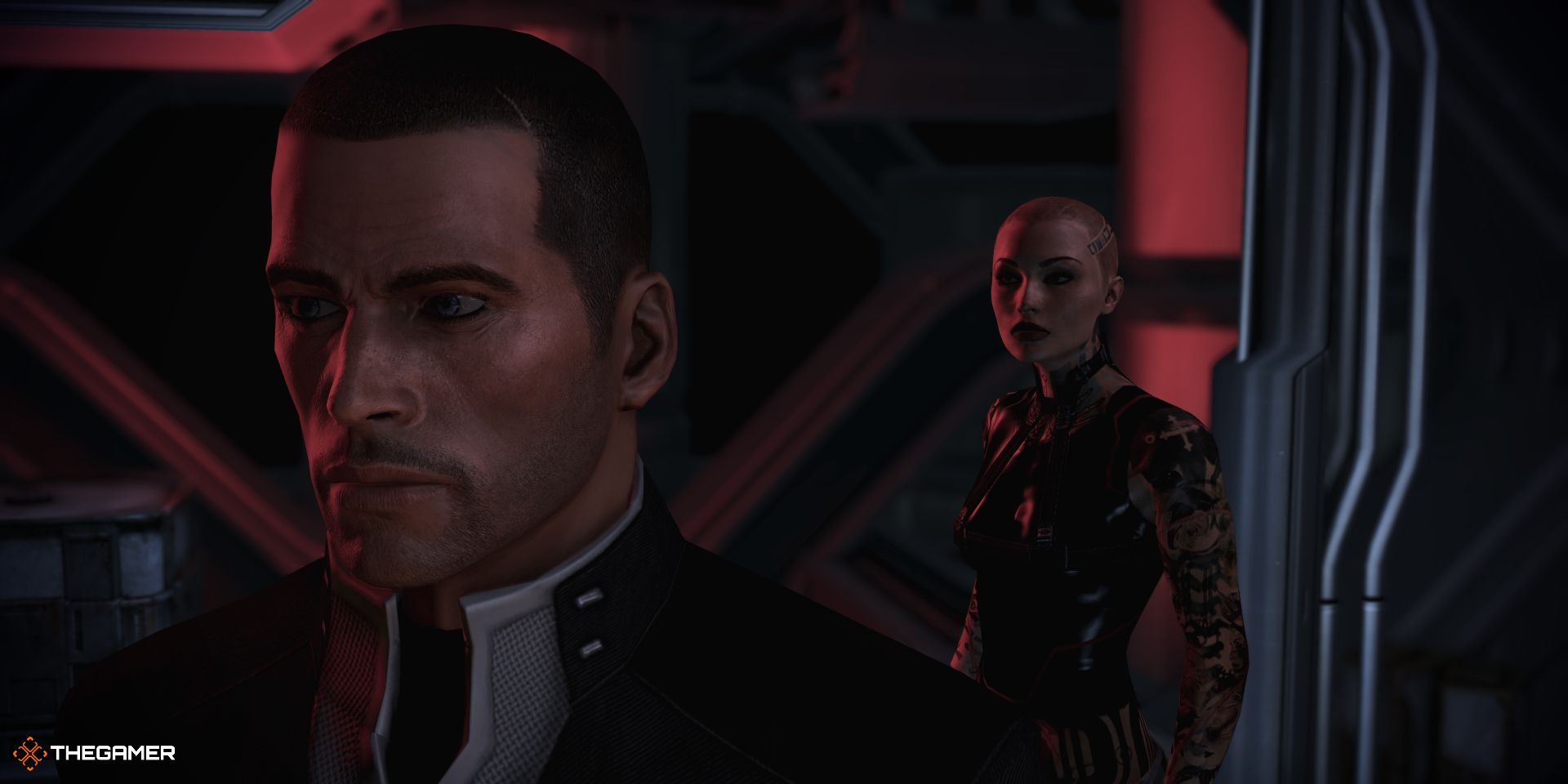 Mass Effect Legendary Edition Jack Talking With Shepard