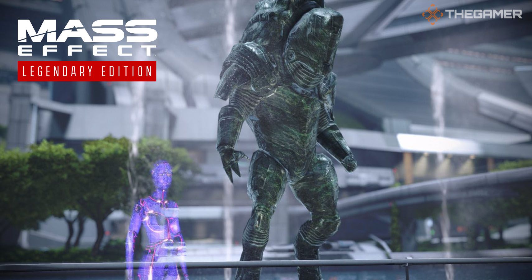 Mass Effect Legendary Edition Krogan Statue in the Citadel