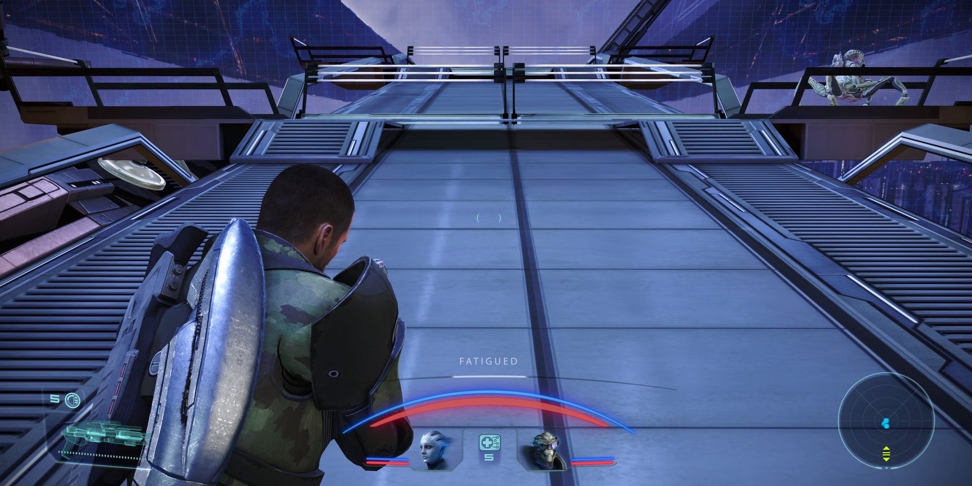 Mass Effect Shepard fatigued
