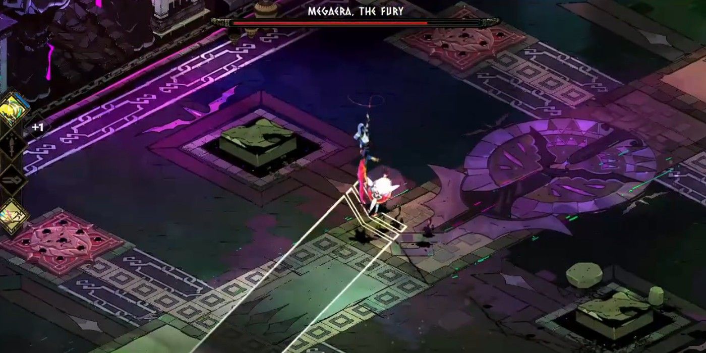 Megaera preparing to attack Zagreus in Hades