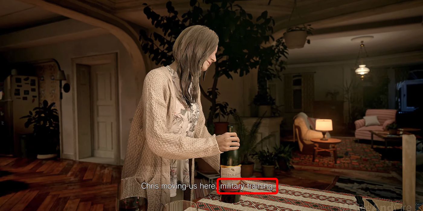 Resident Evil Village: Ethan Off-Handedly Mentioning His Military Training