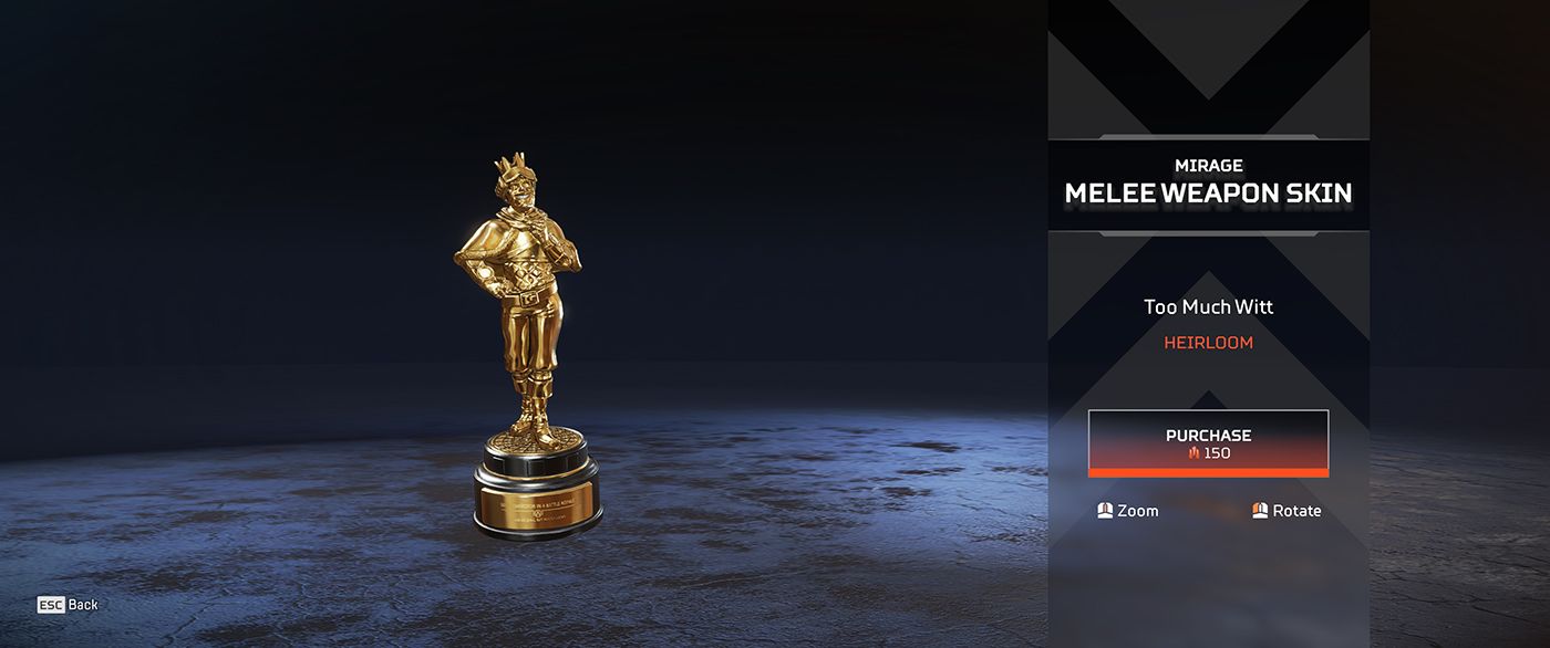 Mirage Melee Weapon Skin