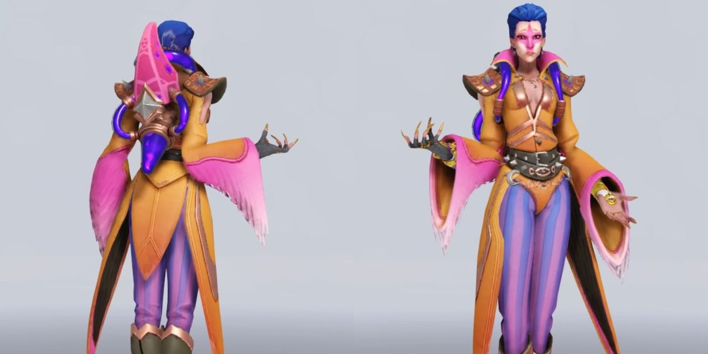 Glam skin for Moira in Overwatch