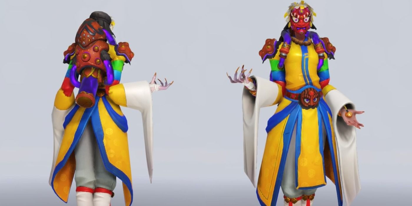 Mask Dancer skin for Moira in Overwatch