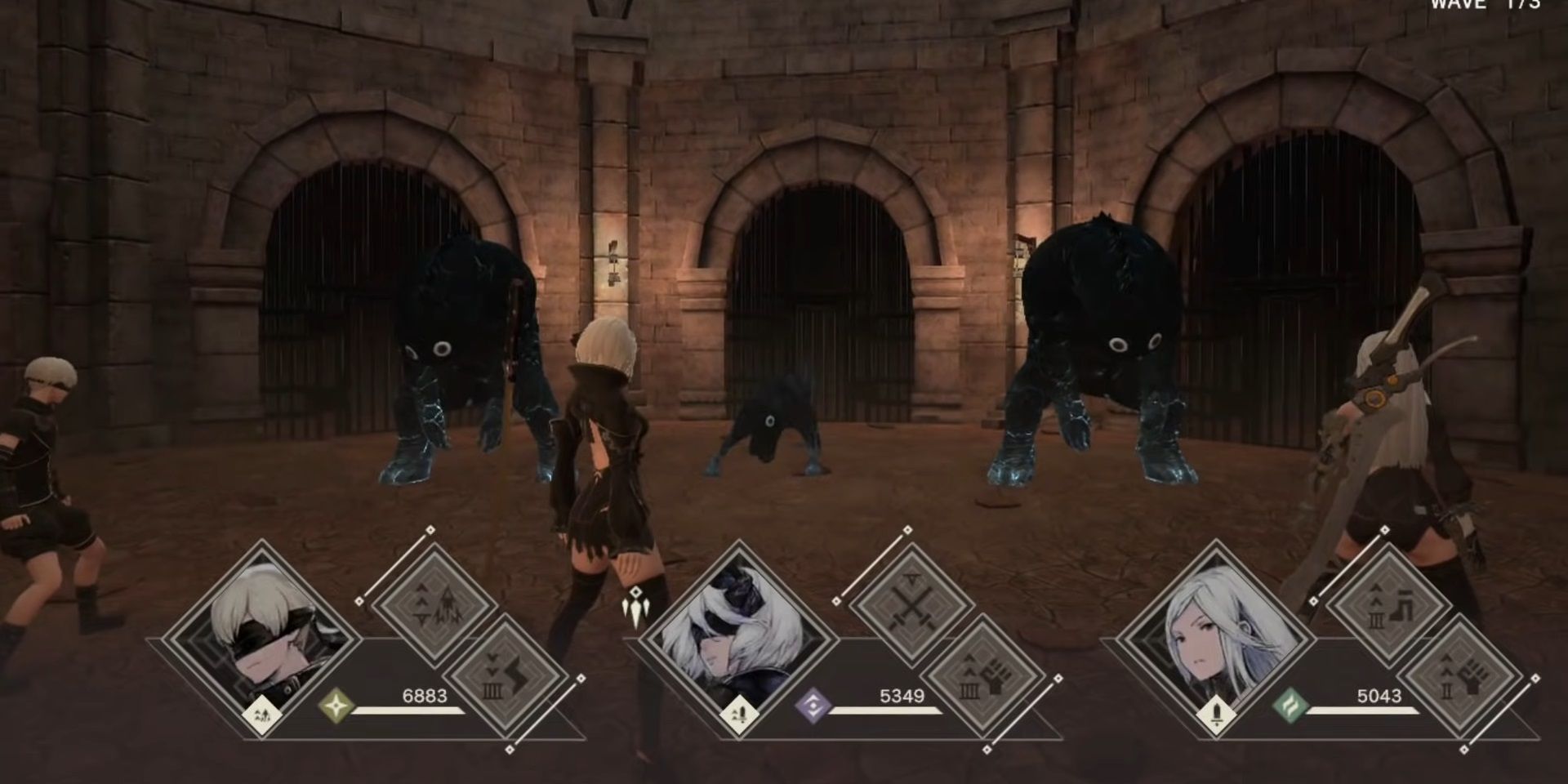 Nier Reincarnation - The turn based combat