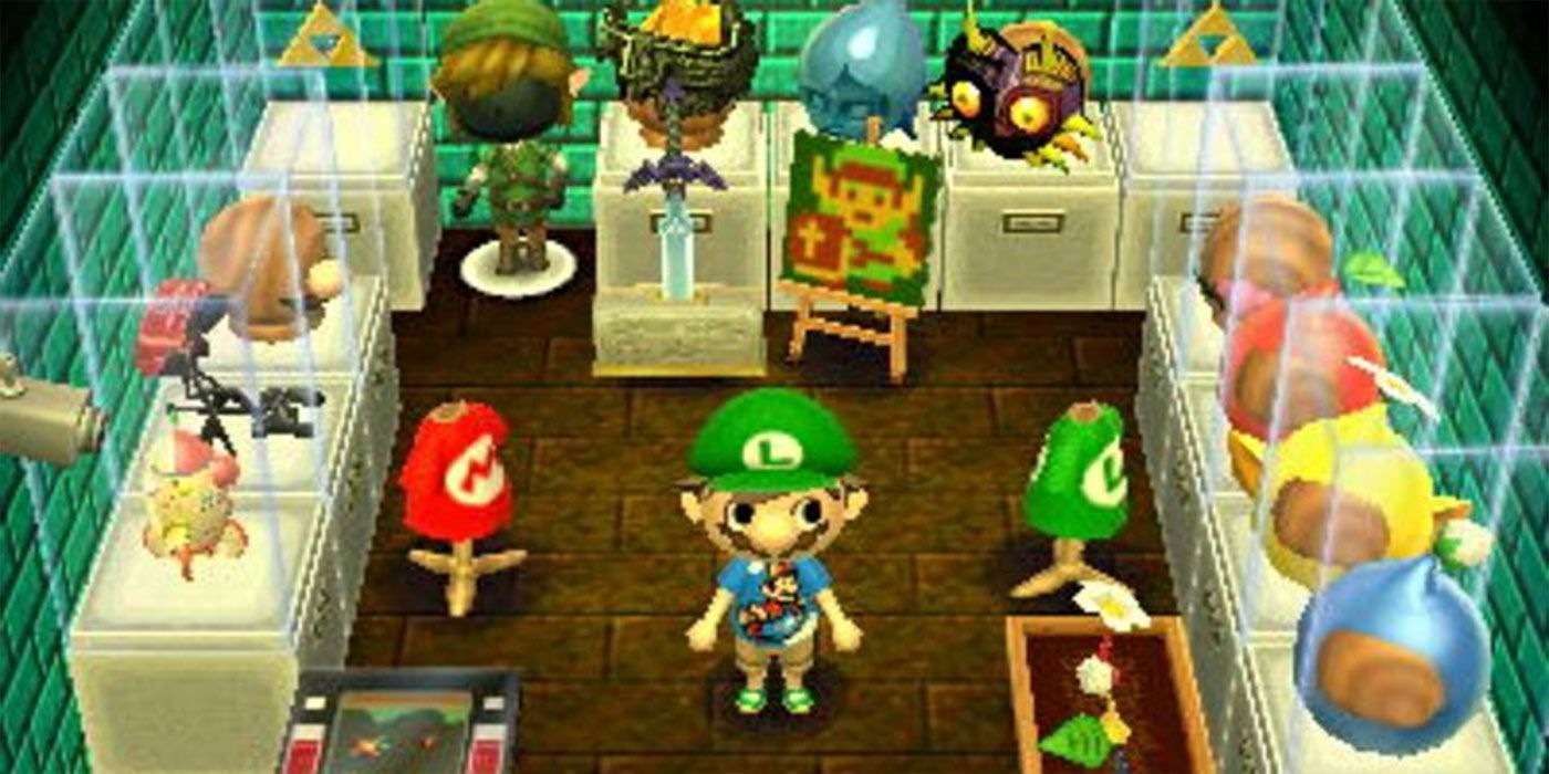 Animal Crossing New Leaf Nintendo Themed Items Pikmin Hats Midna's Mask Master Sword