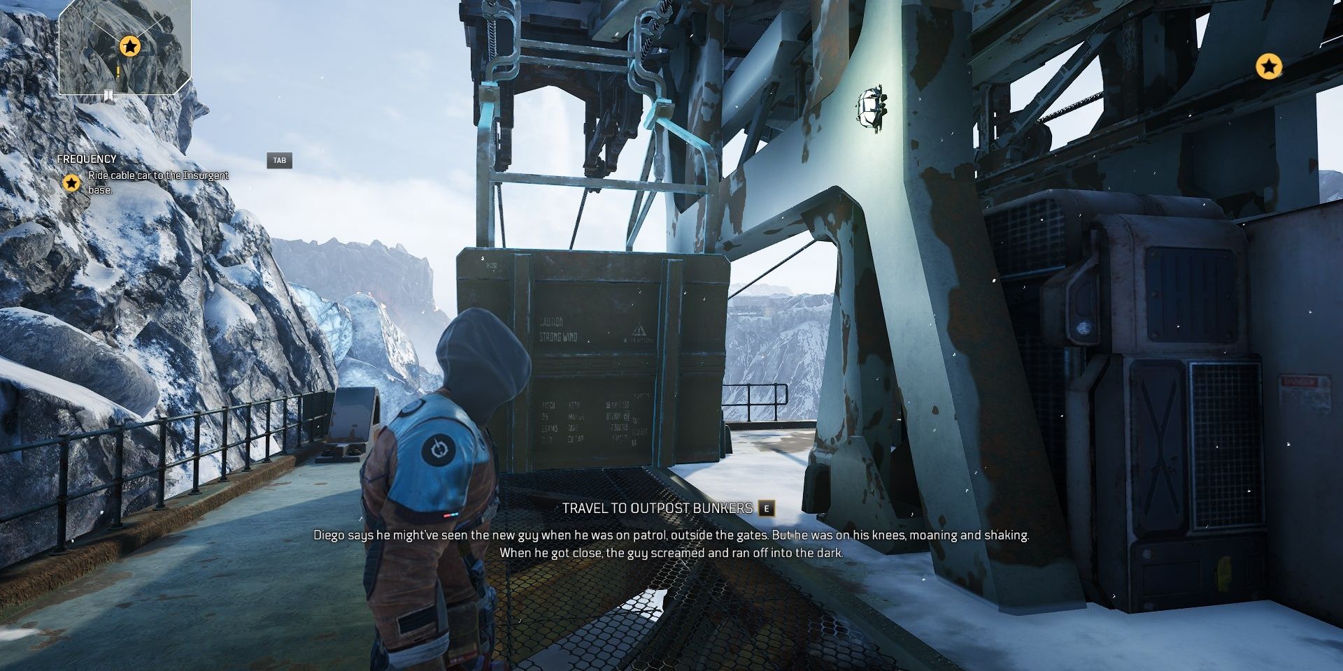 Outriders Frequency Quest Cable Car