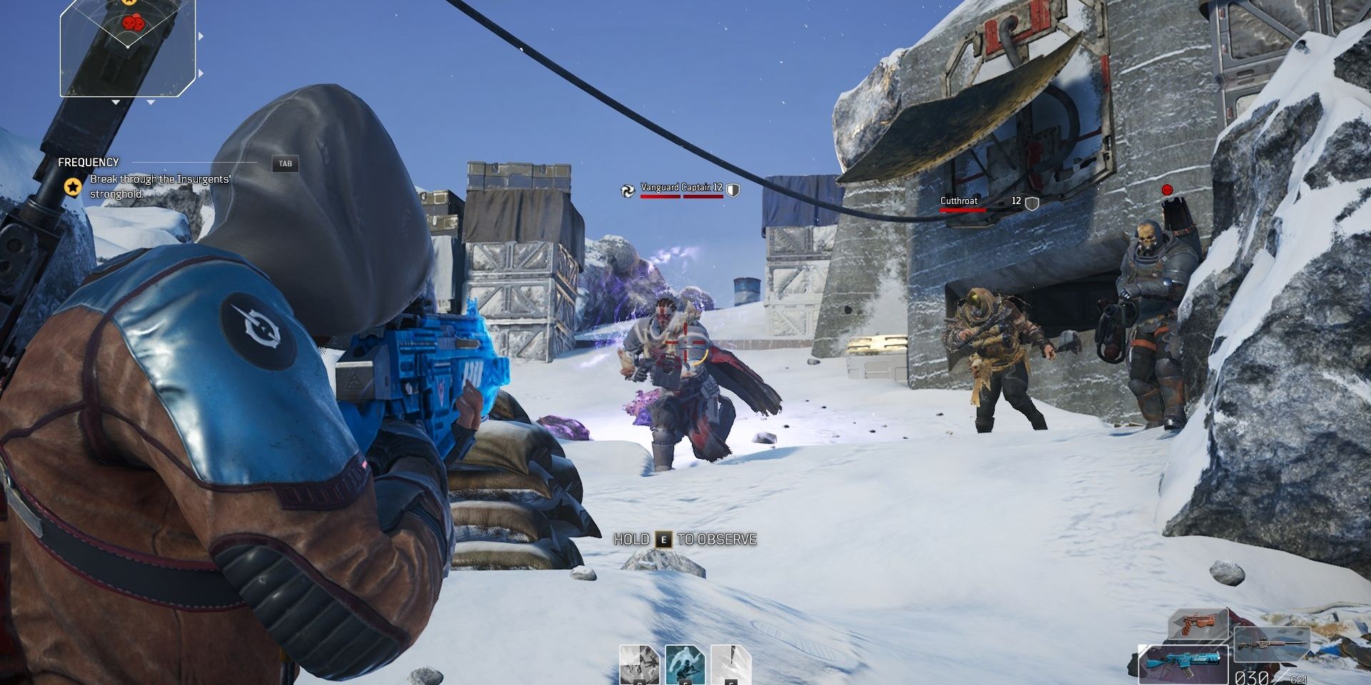 Outriders Frequency Quest Vanguard Captain And Cremator Charging You