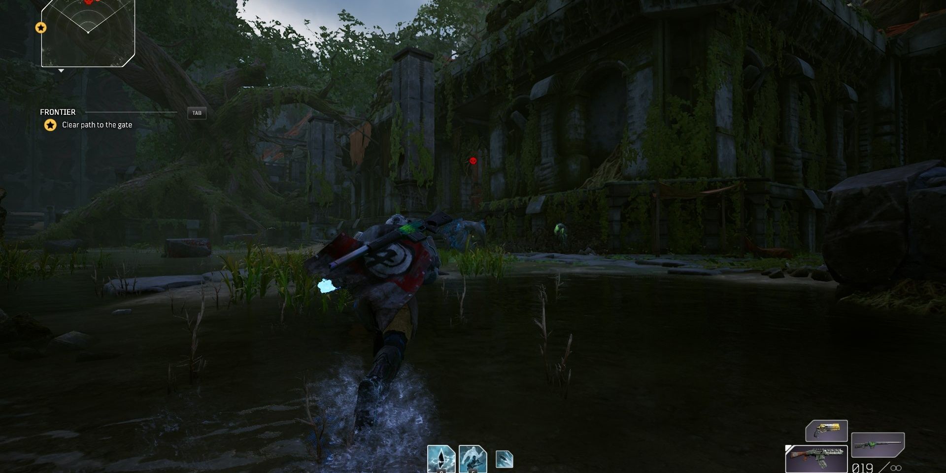 Outriders Frontline Quest Plaza Crawler