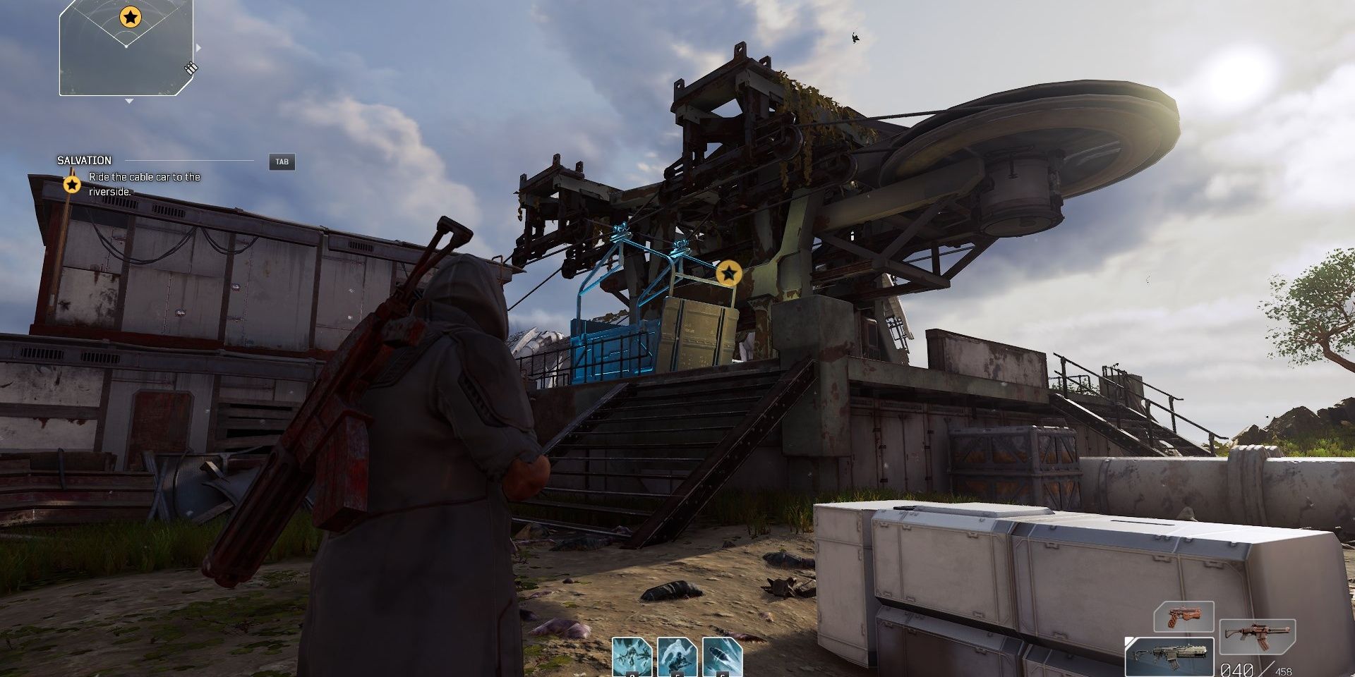 Outriders Salvation Quest Cable Car