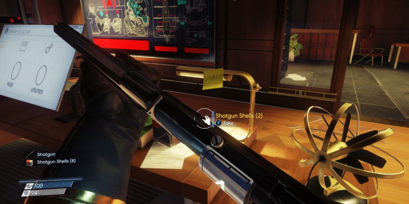 Prey Morgan finds the shotgun inside the security office