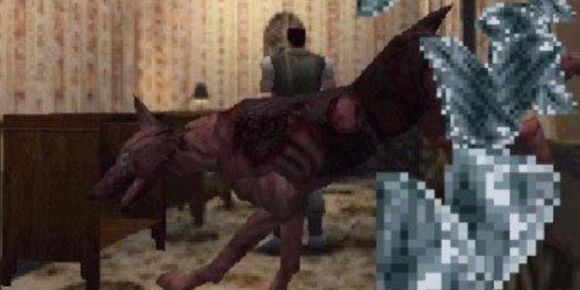 Resident Evil Zombie Dogs burst out window