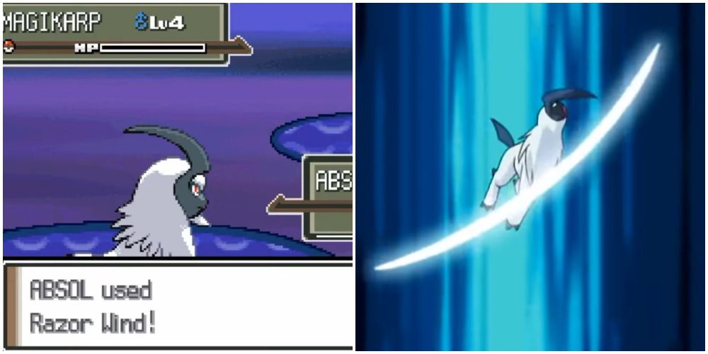 Razor Wind Absol Pokemon Anime Video Game
