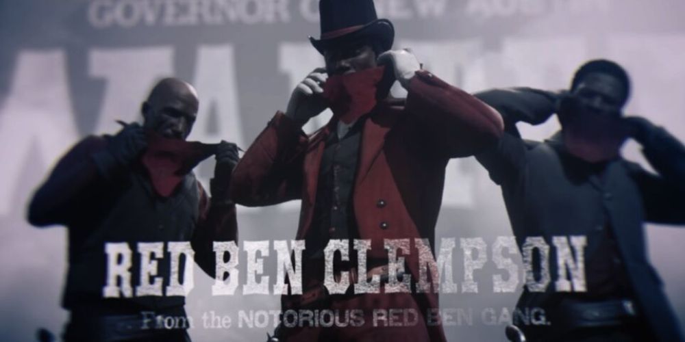 Red Ben Clempson And Gang Posing Intro Red Dead Online
