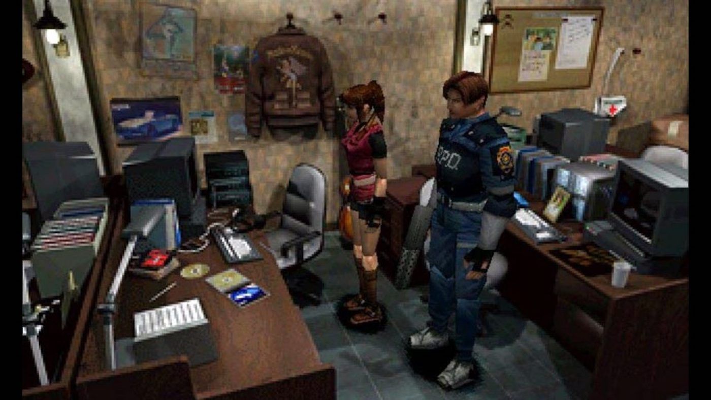 Resident Evil 2 stars office