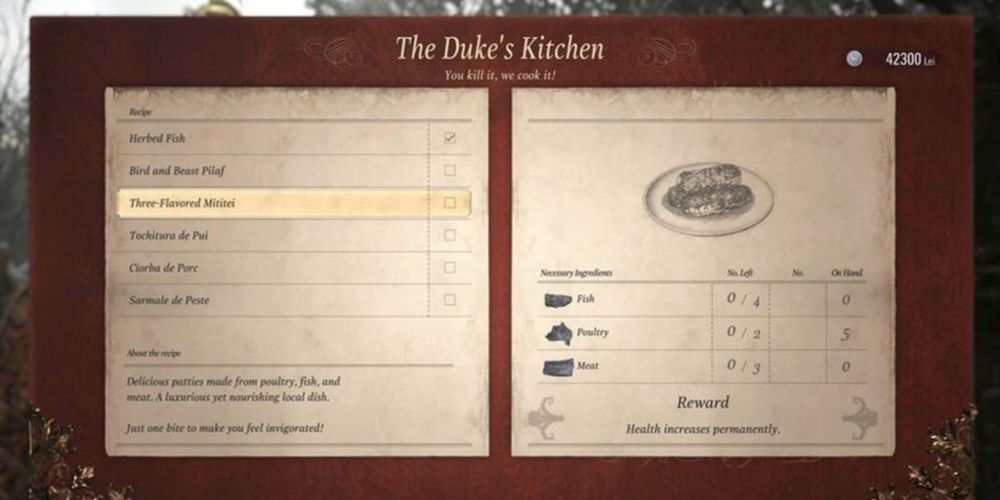 One of the better unlockable recipes at The Duke's Emporium.