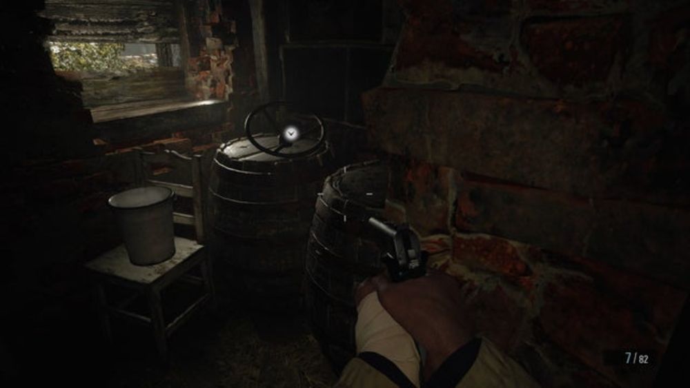 the well behind the craftsman's hut in resident evil village