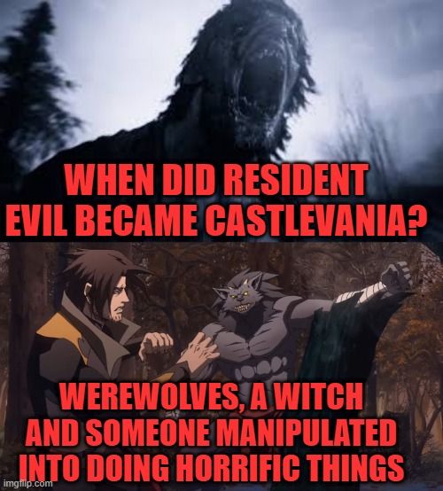 Resident evil castlevania comparison