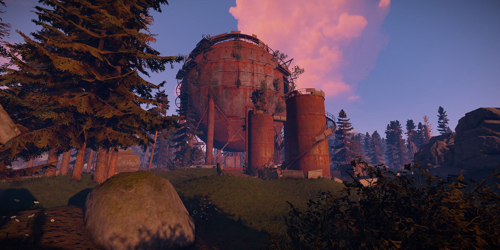 Rust Sphere Monument