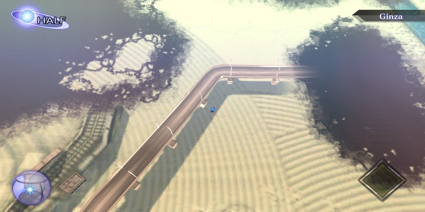 The world map from Shin Megami Tensei III HD