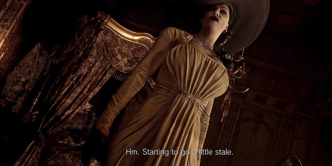 Resident Evil Village: Alcina Mentioning That Ethan's Blood Is A Big Stale