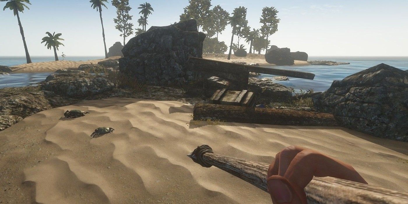 stranded deep spear island