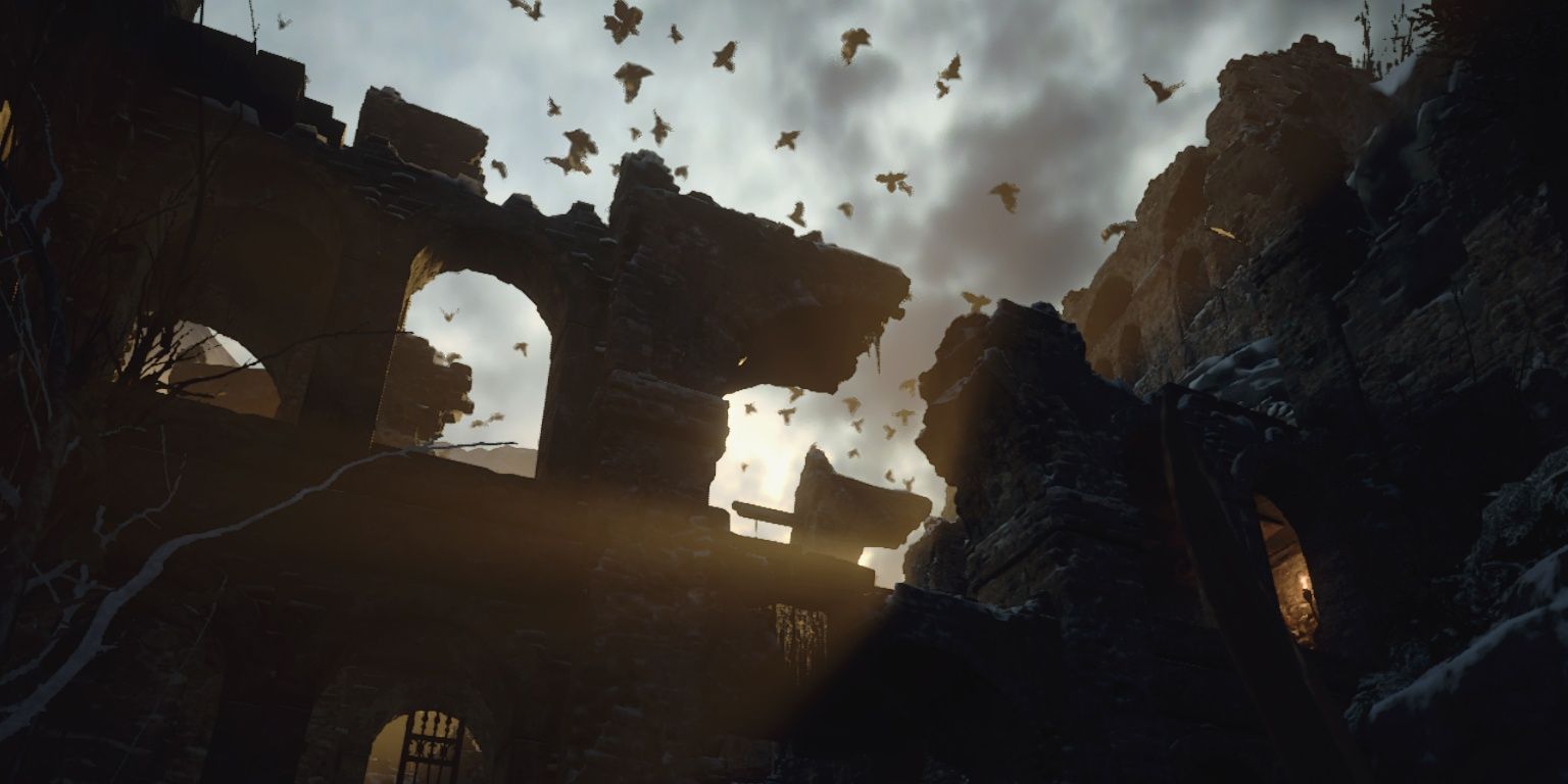 Werewolf Stronhold Entrace With Flying Creatures