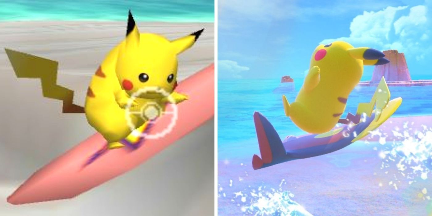 Surfing Pikachu New Pokemon Snap