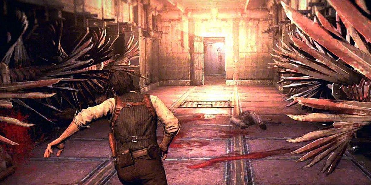 The Evil Within blade trap sadist scene